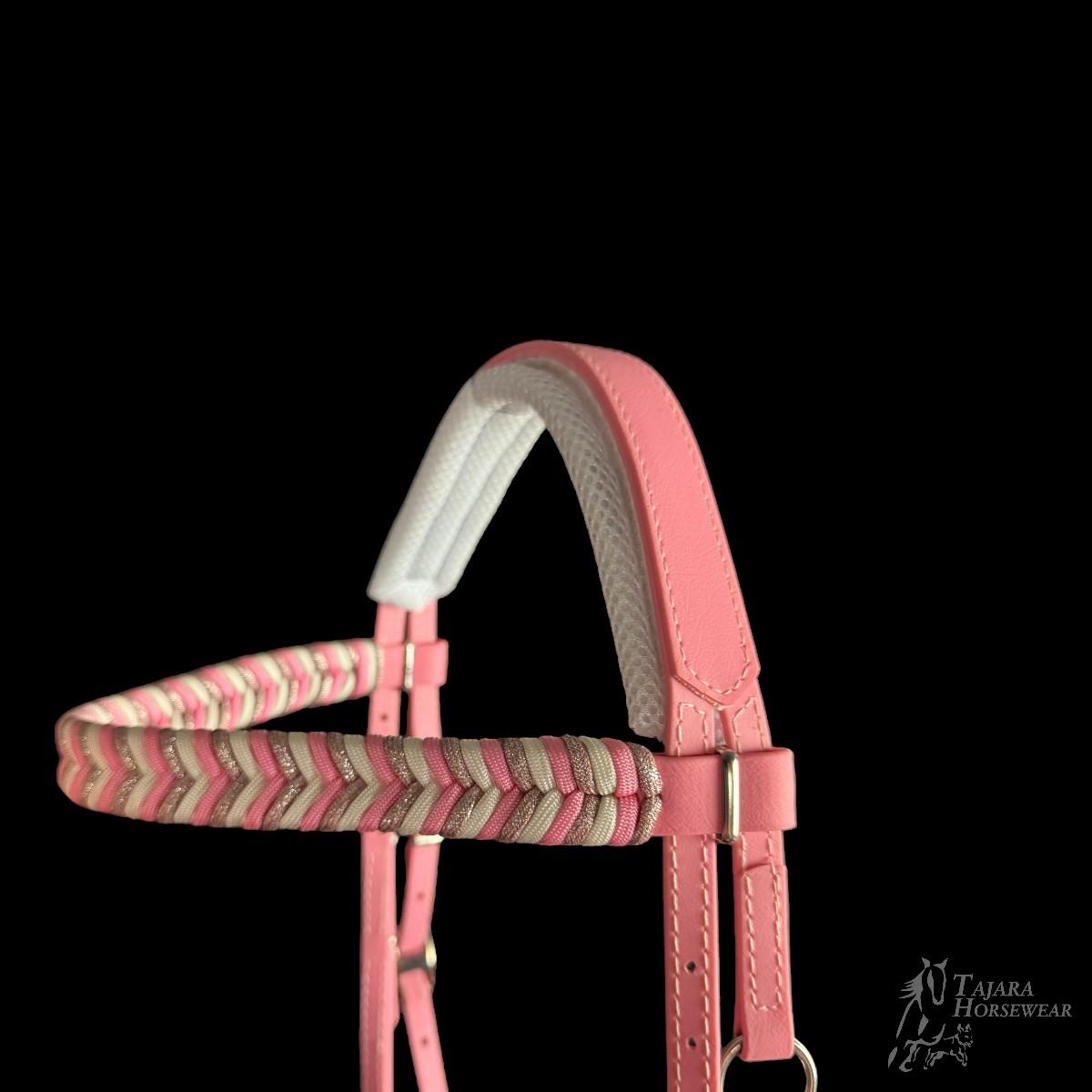 Bridle mit umflochtenem Stirnriemen (TH47)